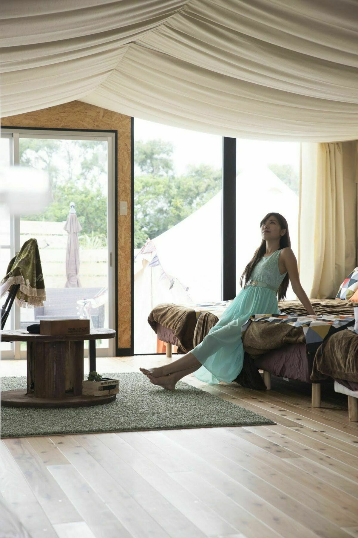 Half Glamping Hoshioto Villa นาคิจิน ภายนอก รูปภาพ